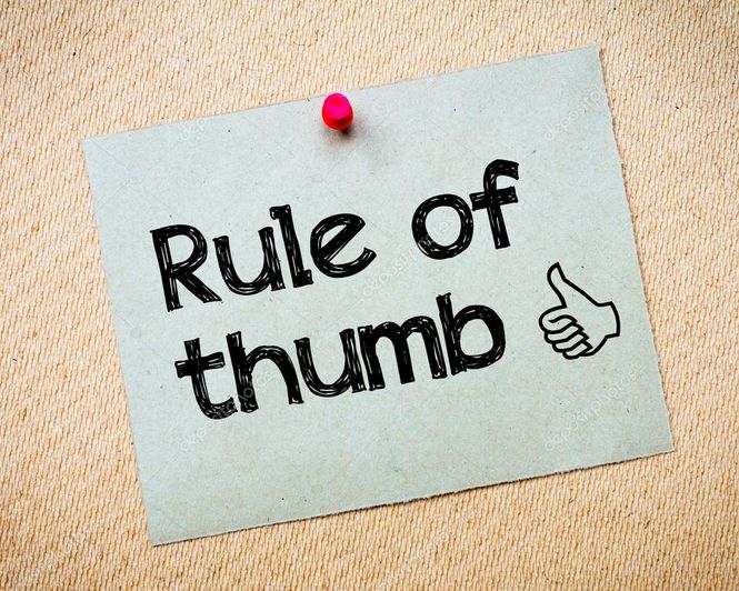 rule of thumb