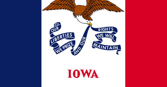 iowa flag